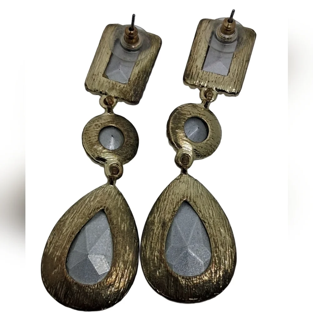 Dazzling Multi-Color Drop Earrings - Picture 6 of 6
